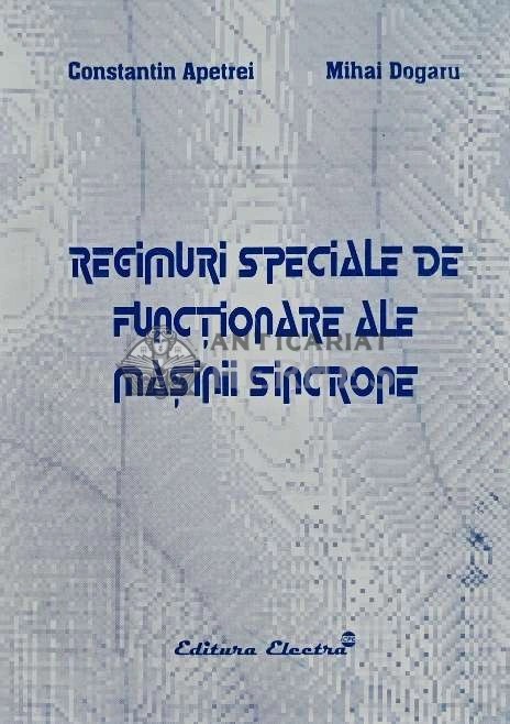 Regimuri speciale de functionare ale masinii sincrone - 2002 - Constantin Apetrei (AE125)