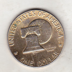 bnk mnd SUA USA 1 dollar 1976 Eisenhower bicentennial - aurit