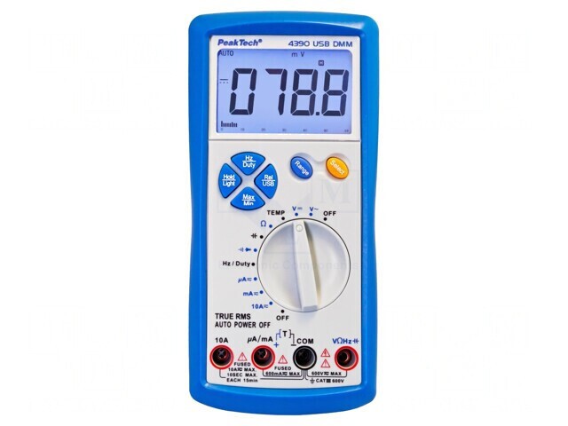 Multimetru Digital USB LCD 6000 Conturi VDC 600V