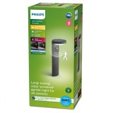 Stalp LED solar pentru exterior cu senzor de miscare Tyla, 1.2W, 4V, 255 lm, lumina neutra (4000K)