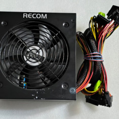 Sursa Recom 450W Power Engine 450 Plus II, 1 x 6+2 pin PCIe, 120 mm - poze reale