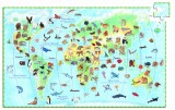 Puzzle observatie Animalele lumii, Djeco