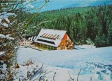 Carte Postala Veche &amp; Necirculata: Predeal, Hotel Clabucet (Vedere Sosire). Obiect de Colectie Anticariat Istoric
