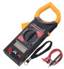 Clampmetru electronic DT-266, functia Hold, cabluri incluse, 225 x 90 x 35 mm, negru/portocaliu, Oem