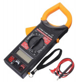 Clampmetru electronic DT-266, functia Hold, cabluri incluse, 225 x 90 x 35 mm, negru/portocaliu
