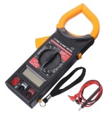 Cumpara ieftin Clampmetru electronic DT-266, functia Hold, cabluri incluse, 225 x 90 x 35 mm, negru/portocaliu