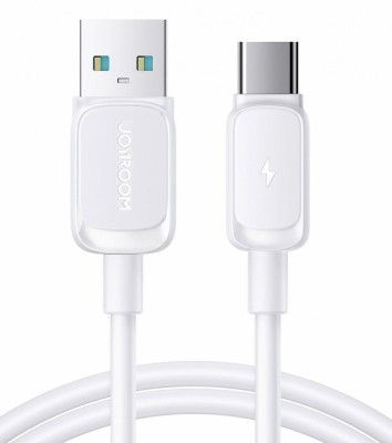 Cablu transfer date si incarcare Joyroom S-AC027A14 USB-A - USB-C PD20W 3A 1.2m, Alb foto
