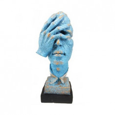 Statueta decorativa Masca blue, 35 cm, 6644D