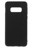 Husa pentru Samsung Galaxy S10 Plus ,Perfect Fit, insertii de carbon, Negru