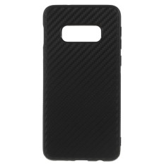 Husa pentru Samsung Galaxy S10 Plus, MyStyle Perfect Fit cu insertii de carbon, negru