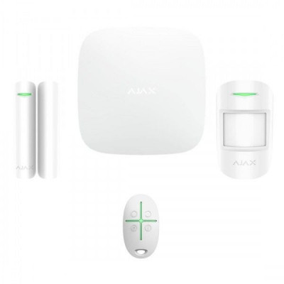 Sistem de alarma AJAX Wireless cu detector miscare si detector magnetic pentru usi si ferestre foto