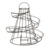Cumpara ieftin Suport portocale din fier negru 33 cm x 33 cm x 35 h