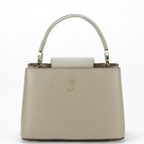 Cumpara ieftin Geanta gri deschis din piele naturala 8950 132