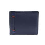 Portofel Barbati Piele Naturala Albastru Bleumarin Personal Style 00P001, RFID, Cutie Cadou, 9 x 11 cm