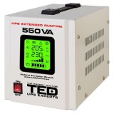 UPS Centrala Termica TED 550VA/300W, Unda Sinusoidala Pura, Protectie Supraincarcare, Compatibil Generator