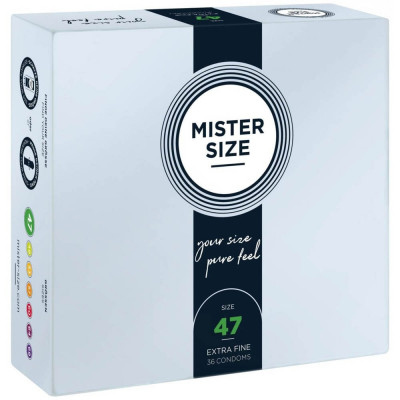 Pachet 36 Prezervative Mister Size (47 mm) foto