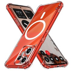 Husa Nothing CMF Phone 2 Pro Techsuit Shockproof Clear Silicone MagSafe, transparenta foto