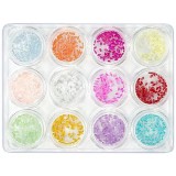 Cumpara ieftin Kit nail art 12 buc - oval 5g, INGINAILS