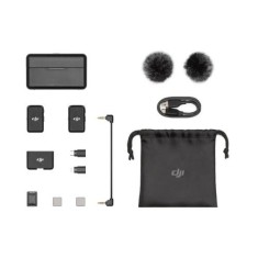 Kit microfon wireless DJI (2TX+1RX)Inclusa carcasa incarcare foto