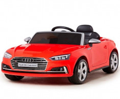 Masinuta electrica Audi S5 Cabriolet 2x35W CU ROTI MOI 12V Rosu foto