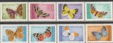 ROMANIA 1969 LP 703 FLUTURI SERIE MNH NESTAMPILATA