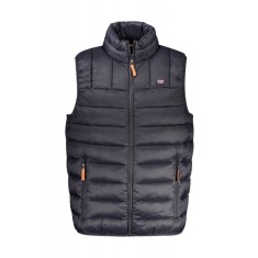 Vestă bărbați, cu 2 buzunare exterioare, logo, negru, L