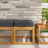 vidaXL Perna de Șezut pentru Exterior Antracit 40 x 40 x 8 cm 900931