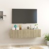 VidaXL Dulapuri TV suspendate 2 buc. stejar sonoma 60x30x30 cm 804518