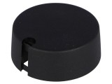 Buton rotativ negru cu indicator pentru poten&Aring;&pound;iometre 6,35mm