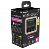 Eneloop Incarcator Smart &amp; Quick Include 4 x AA R6 PRO 2500mAh K-KJ55HCD40E ECO Plastic Free