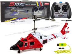 Elicopter cu telecomanda, 21.5 x 5 x 9.5 cm, multicolor, Lean 12650