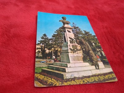 CARTE POSTALA - STATUIA IMPARATULUI TRAIANM CIRCULATA foto