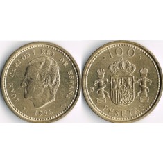 Spania 1998 - 100 pesetas, circulata