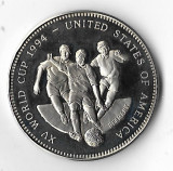 Moneda 2000 kwacha 1994 - Zambia, Campionatul Mondial de Fotbal 1994, 38,6 mm, Africa, Cupru-Nichel