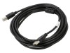 Cablu USB 2.0 A la B, 5m, negru, aurit, Lanberg
