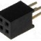 Conector 4 pini, seria {{Serie conector}}, pas pini 1.27mm, CONNFLY - DS1065-03-2*2S8BV