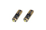 Set 2 becuri auto Amio 12V T5 W2x4.6d cu 1 led SMD 3030, alb AutoDrive ProParts