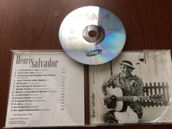 Henri Salvador Mes Amours cd disc selectii muzica latin cha cha salsa samba VG+