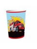Set 8 pahare masina de pompieri 235 ml