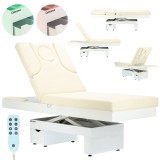 Pat de masaj electric masă cosmetică de reabilitare canapea iluminată &icirc;ncălzită Fiord