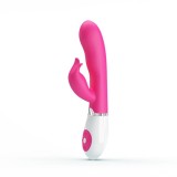 Vibrator Rabbit Cu Functie Vocala Felix, Roz, 20.5 cm, Pretty Love