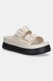 Melissa papuci COZY PLATFORM femei, culoarea bej, cu platforma, M 36158