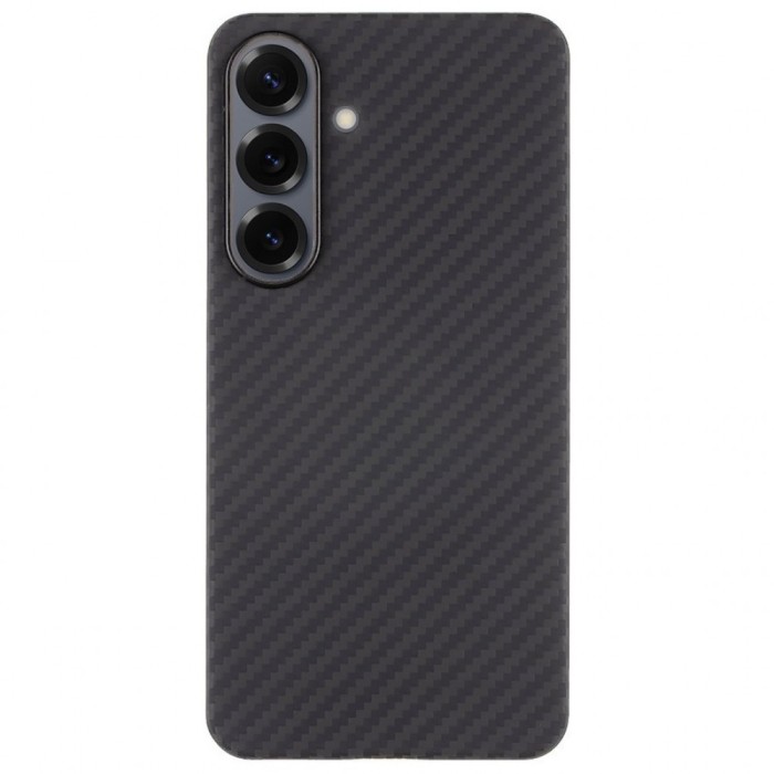 Husa telefon tactical magforce aramid pentru samsung galaxy s25, fibra aramida, ultra slim 0.8 mm, inel magnetic, negru