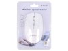 Mouse optic wireless Gembird alb USB, 4 butoane, raza 10m, buton DPI, model MUSW-4B-01-W