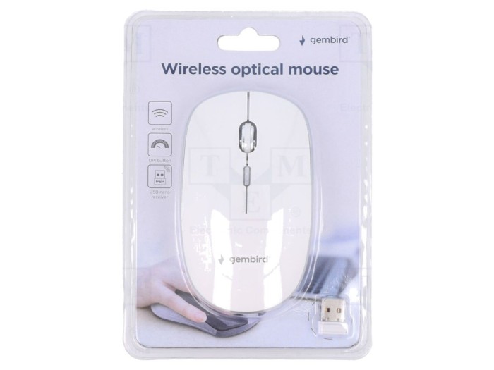 Mouse optic wireless alb USB
