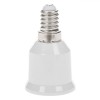 Adaptor Soclu Bec, E14 la E27, PC Ignifug, Rezistent La Temperaturi Ridicate, Izolare Bună, Albi, Oem
