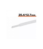 Tub termocontractibil alb 25.4mm/ 12.7mm 0.5m