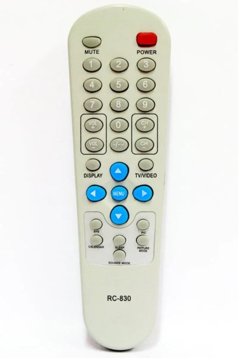 Telecomanda compatibila TV Shov RC-830 cod ER 571 /MFY 561 (141)