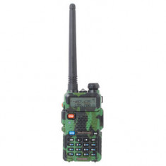 Statie radio portabila emisie receptie, Walkie Talkie Baofeng UV-5R, 5W camuflaj, editie army, 136 - 174 MHz / 400-520 Mhz foto