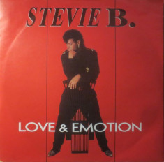 Stevie B. - Love &amp;amp; Emotion (1990, BCM) Disc vinil single 7&amp;quot; foto